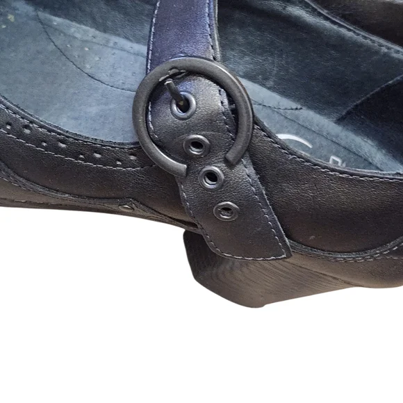 Dansko Nevin Mary Jane Pumps Leather Womens Sz 41/ 10.5-11 Dark  Academia Goth - Picture 12 of 16